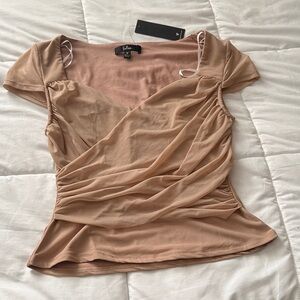 Brown dress top nwt